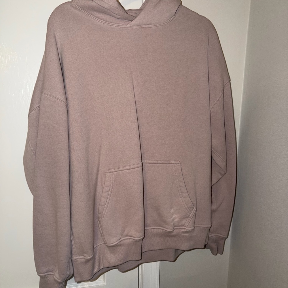 Abercrombie & Fitch Men's Hoodie in Light purple/taupe